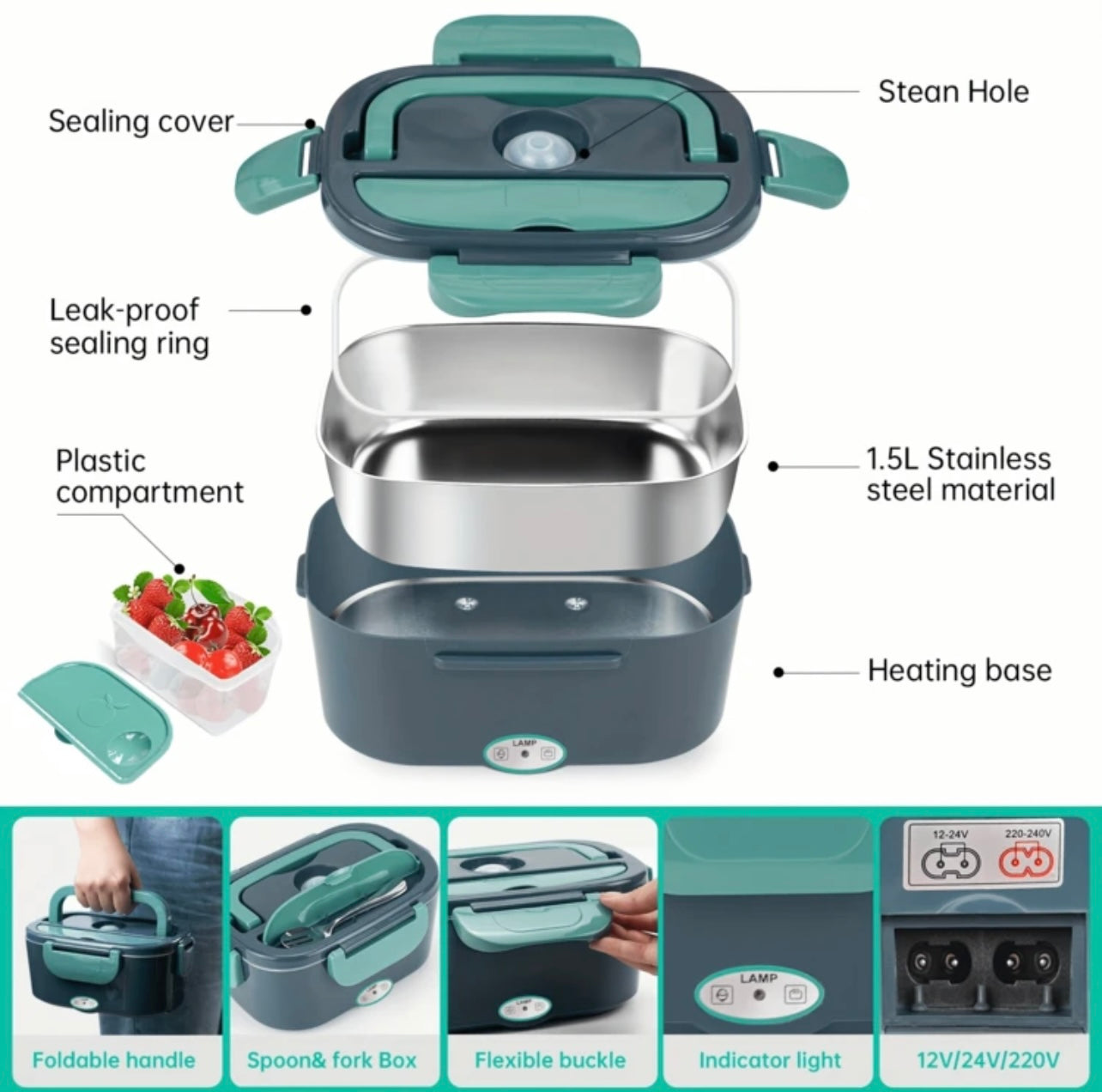 Thermo-Chef – Elektrische Lunchbox mit Heizfunktion