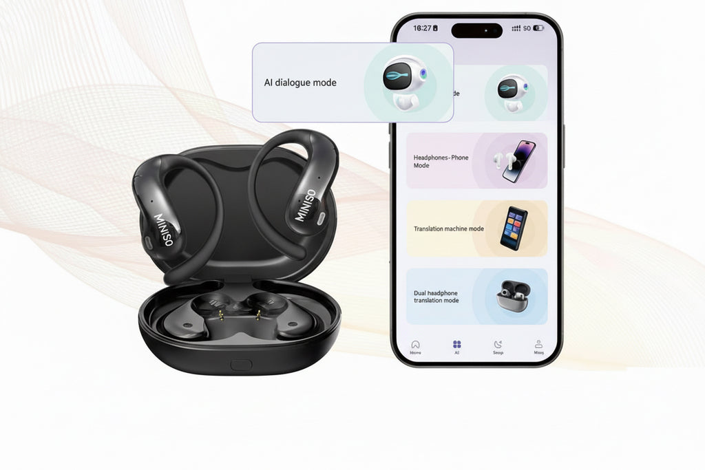 AI Voice-Translator – Intelligente Echtzeit-Übersetzer Kopfhörer